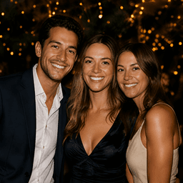 Friends sharing their BuzzyBooth photo