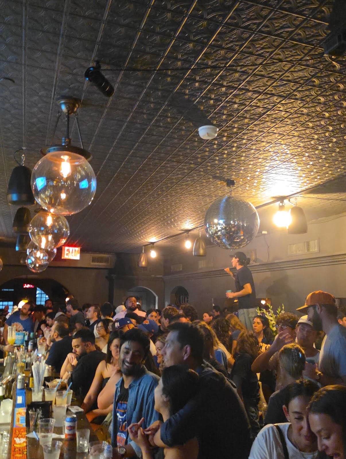 A packed Brandy's on World Cup opening day