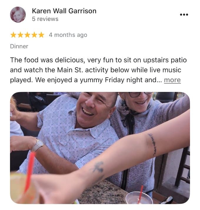 Restaurant Google review from a guest 2